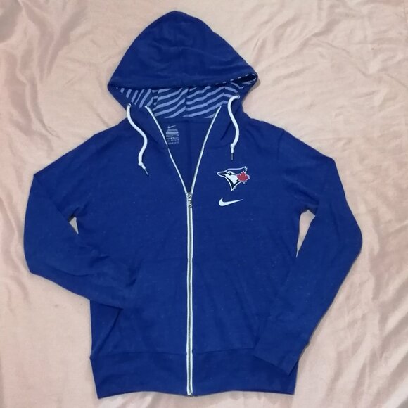 Women's Toronto Blue Jays Full Zip Lightweight Hoodie - Picture 1 of 8